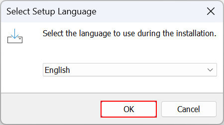 使用言語を確認する