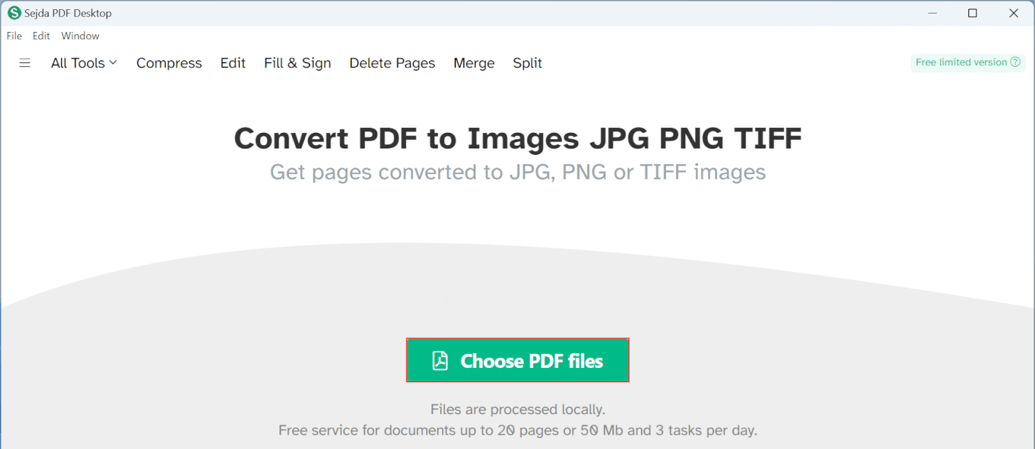 Choose PDF Files