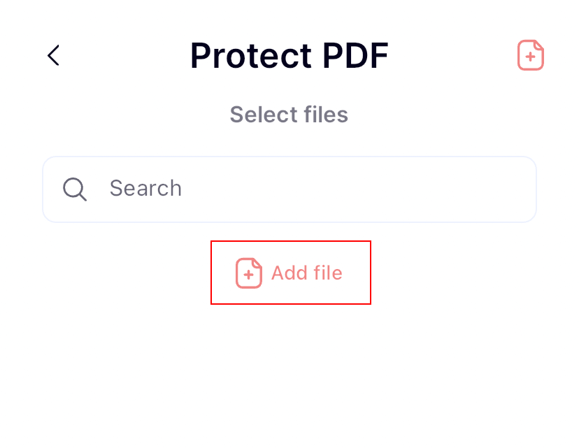 Add fileを選択する