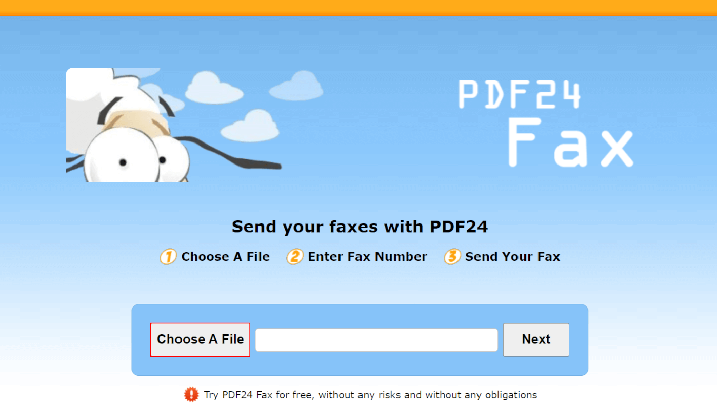 Choose A Fileボタンを押す