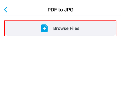 Browse filesボランを押す