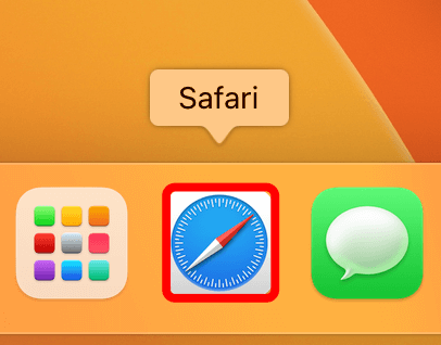 Safariを選択する