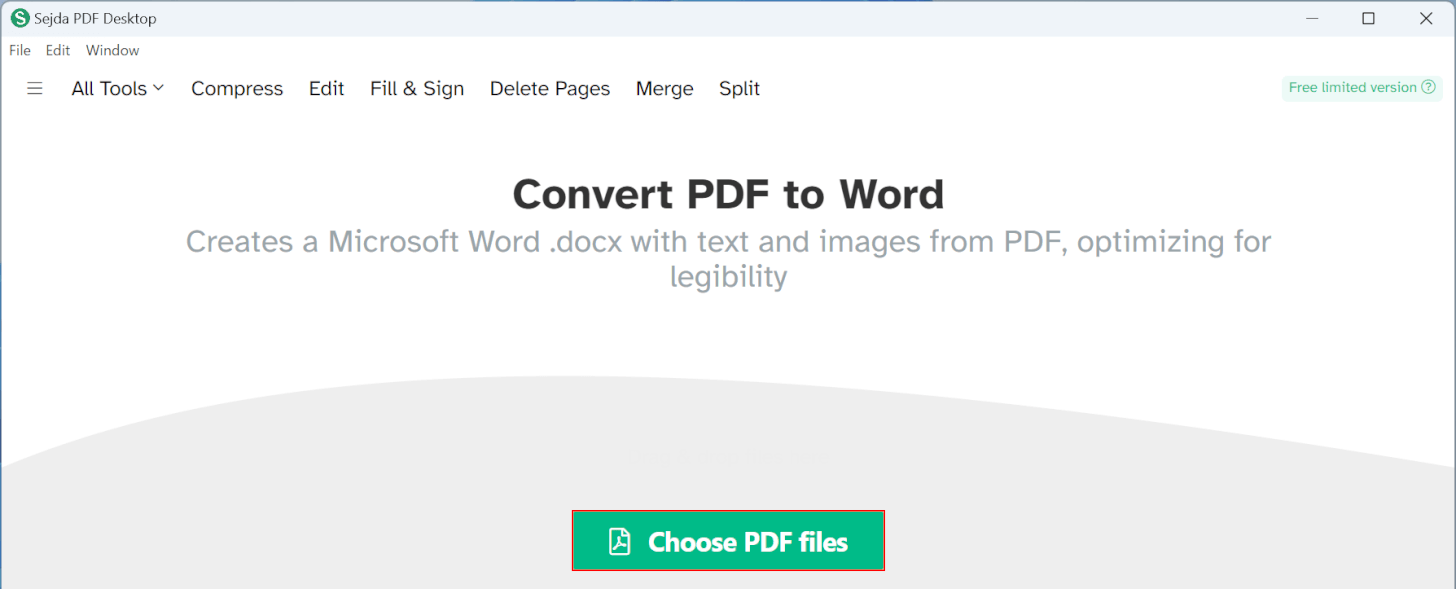 Choose PDF Files